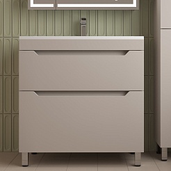 Style Line Тумба под раковину Остин 80 крем – фотография-2